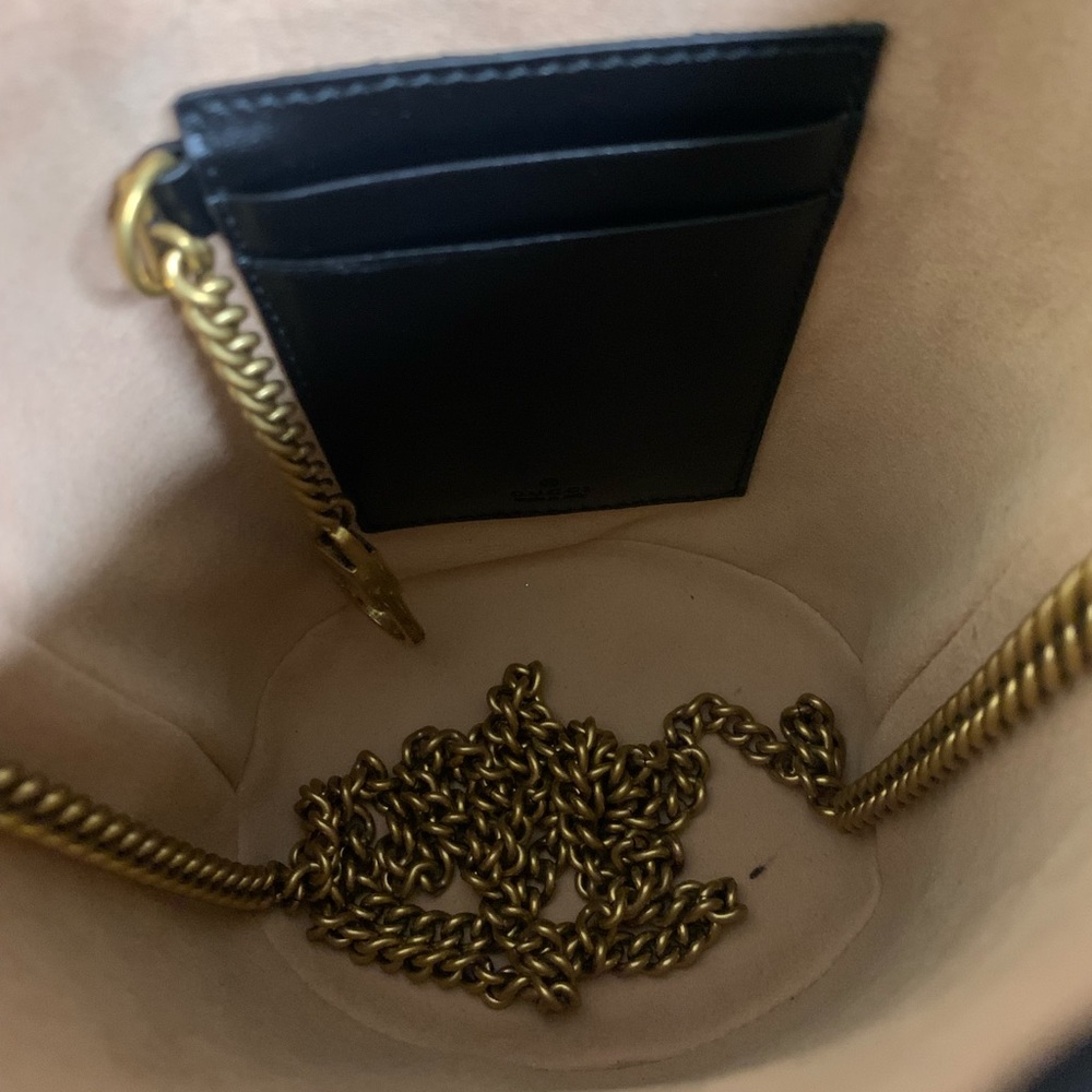 NWT Gucci Marmont Mini Bucket Bag - Picture 7 of 16